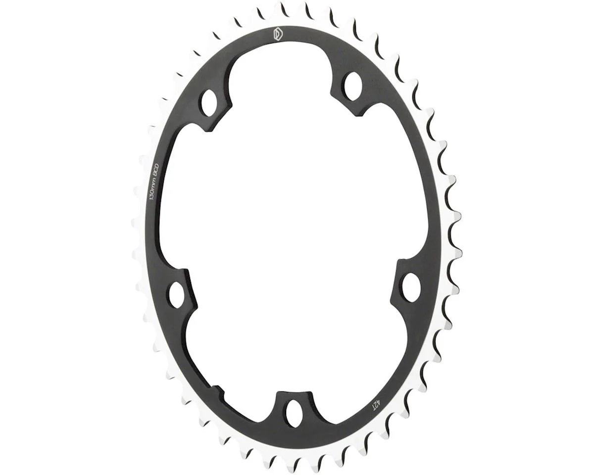 MSW Dimension Single Speed Chainrings (Silver) (3/32") (Single) (130mm BCD) (48T)